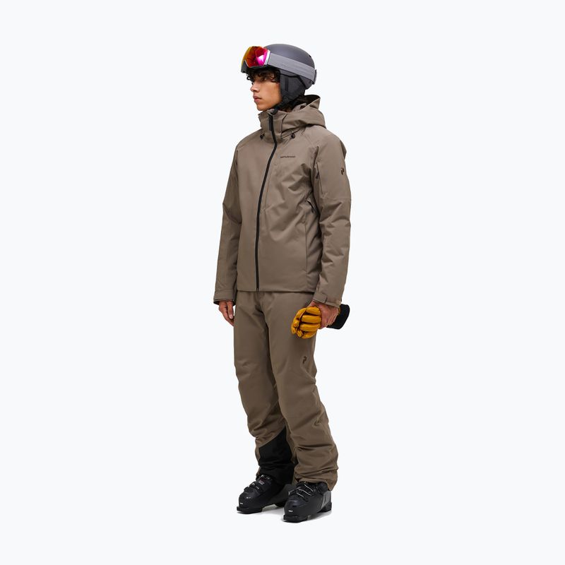 Мъжко скиорско яке Peak Performance Maroon Insulated terrain tan 2