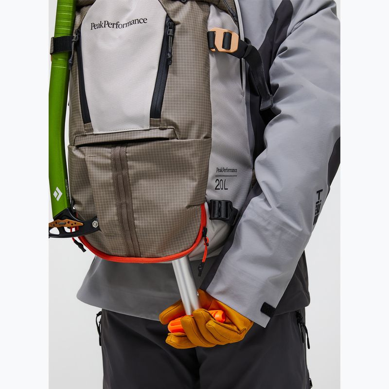 Скиoрска раница Peak Performance Vertical Ski 20 l avid beige/antarctica 7