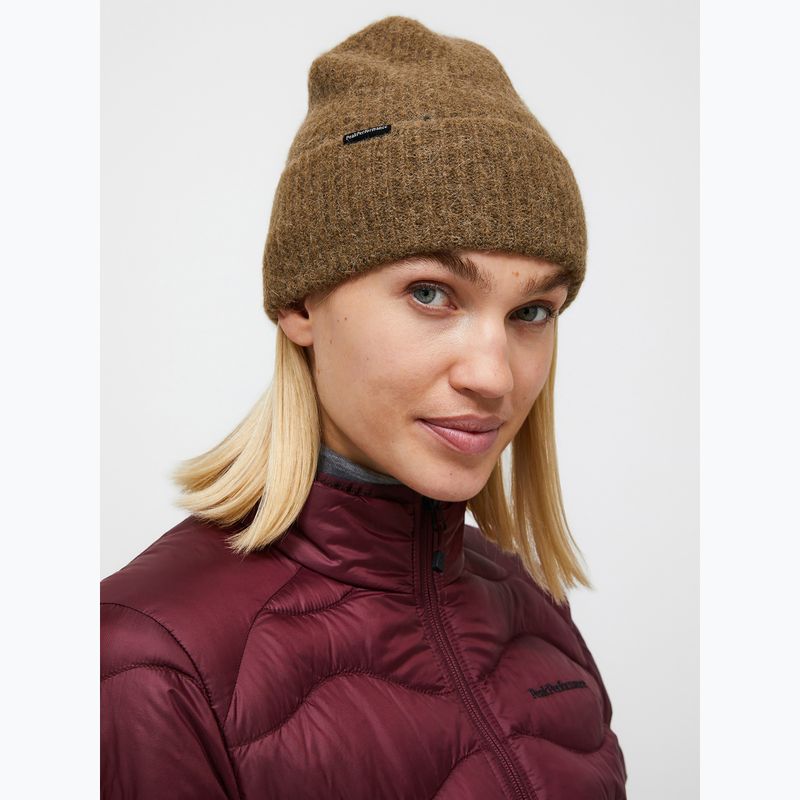 Зимна шапка Peak Performance Woolblend meadow moss 2
