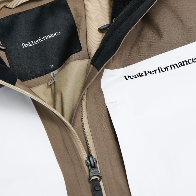 Мъжко скиорско яке Peak Performance Whitelight Hipe 2L Insulated Shell terrain tan/antarctica 4
