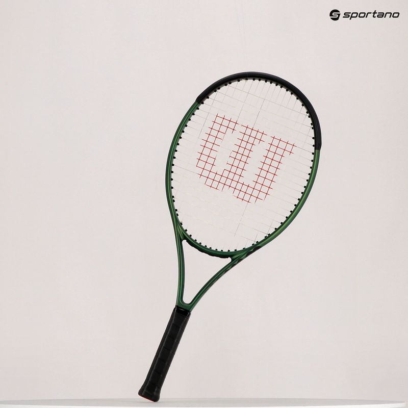 Детска тенис ракета Wilson Blade 25 V8.0 черна/зелена WR079310U 11