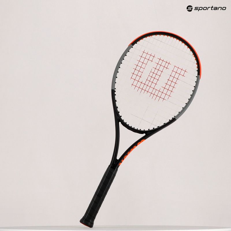 Ракета за тенис Wilson Burn 100Ls V4.0 черна и оранжева WR044910U 8
