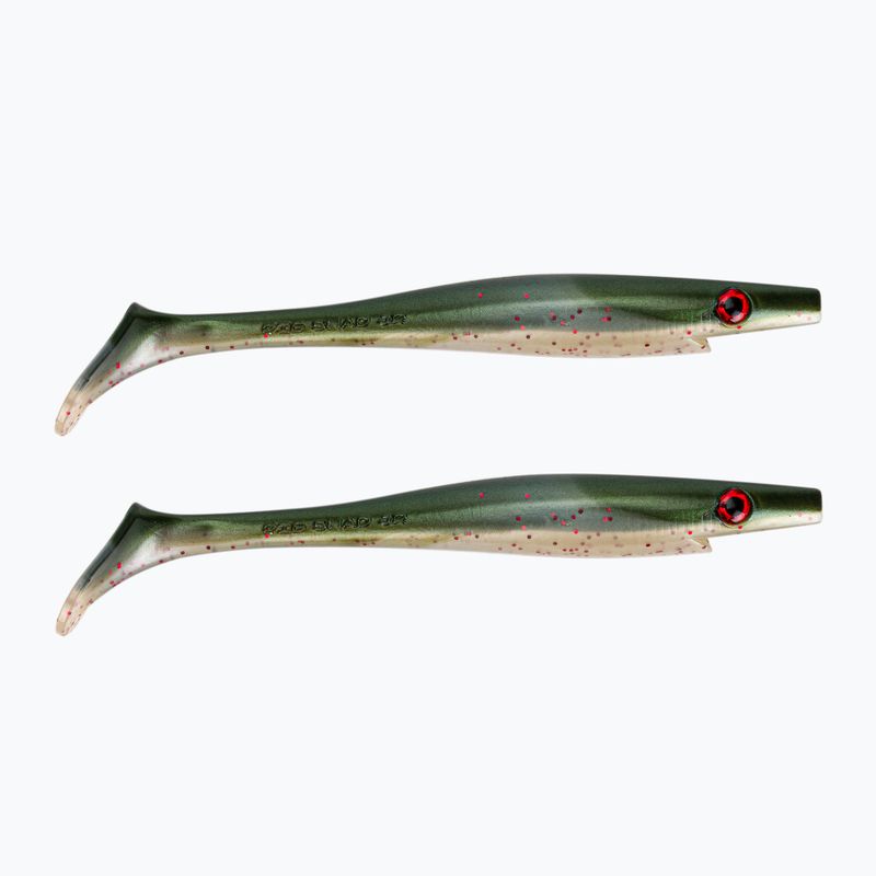 Strike Pro Pig Shad Jr гумена примамка 2 бр. зелена TEV-SP172C-104