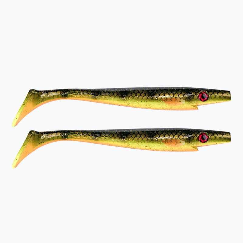 Strike Pro Pig Shad Jr гумена примамка 2 бр. жълта TEV-SP172C-C664