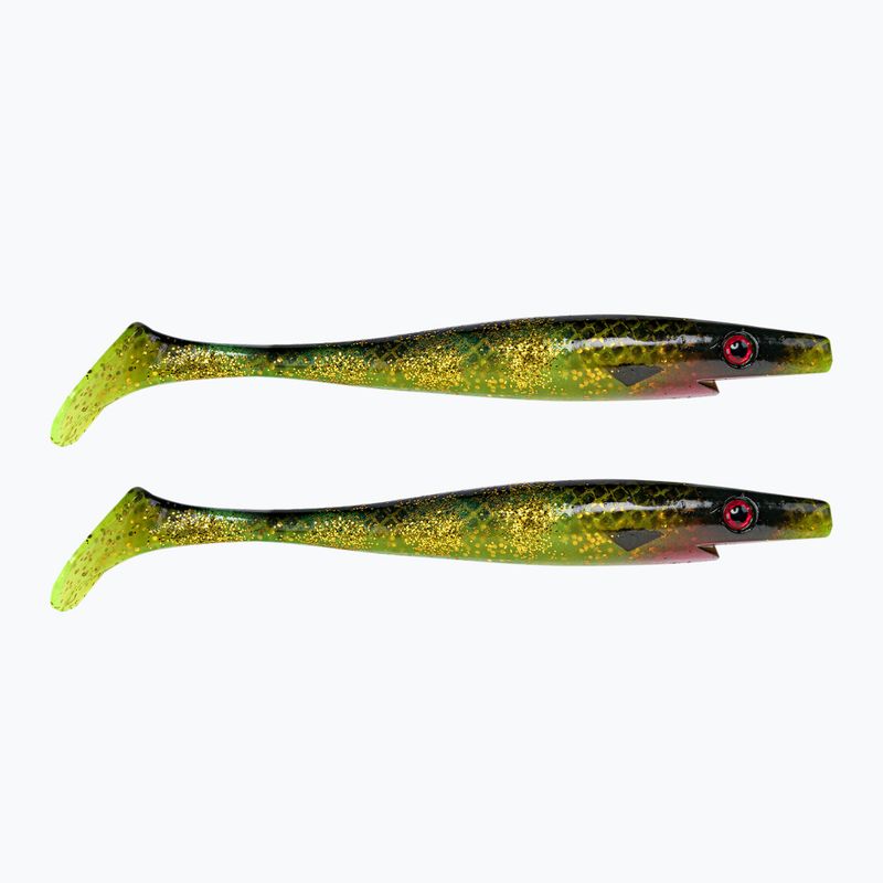 Strike Pro Pig Shad Tournament гумена примамка 2 бр. жълта TEV-SP172M-132