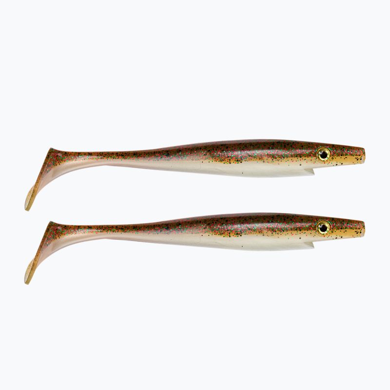Strike Pro Pig Shad Tournament 2 броя кафява гумена примамка TEV-SP172M-108