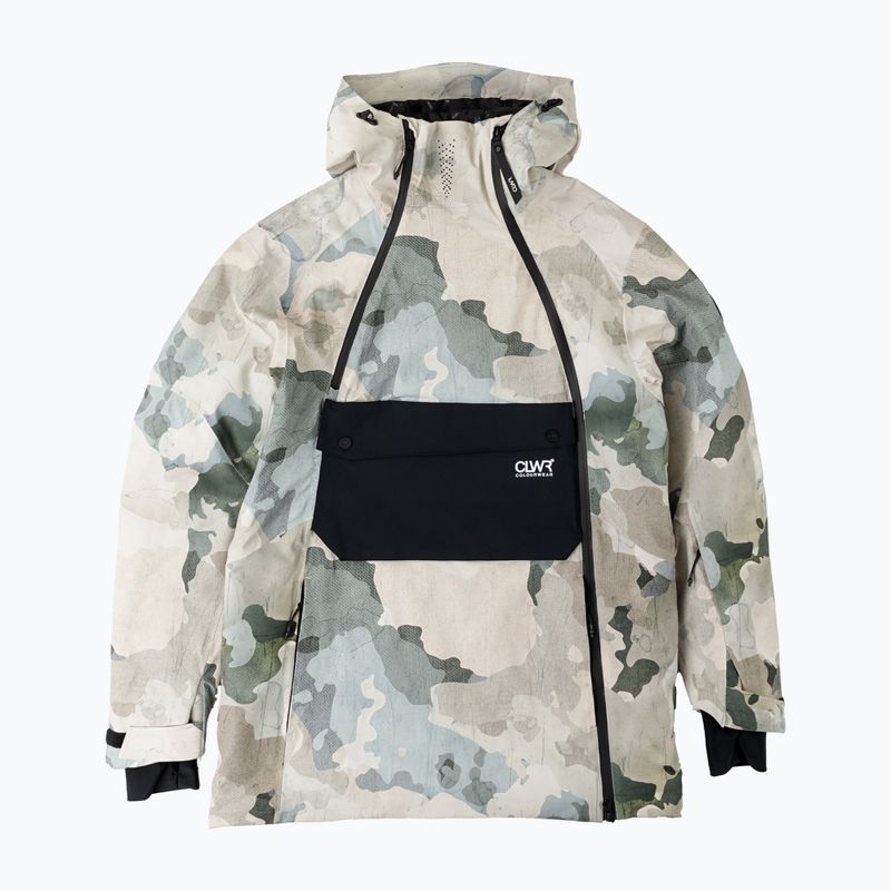 Мъжко яке за сноуборд Colourwear Foil Anorak water camo