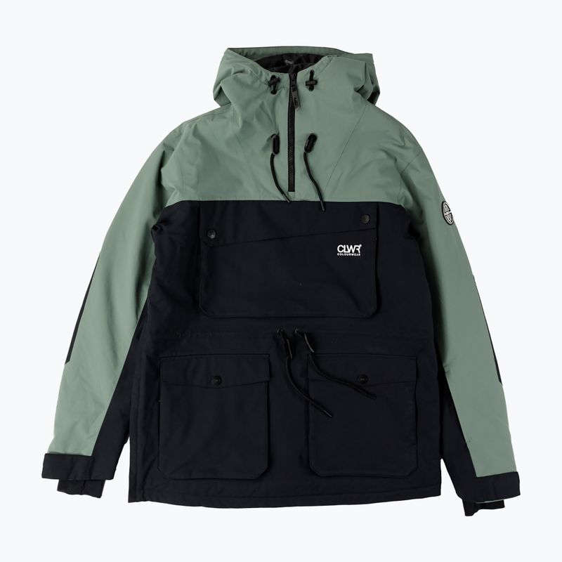 Мъжко яке за сноуборд Colourwear Essential Anorak dk sage