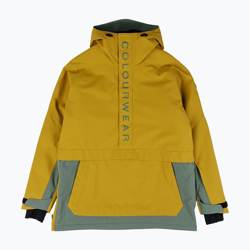 Мъжко яке за сноуборд Colourwear Signature Anorak yellow