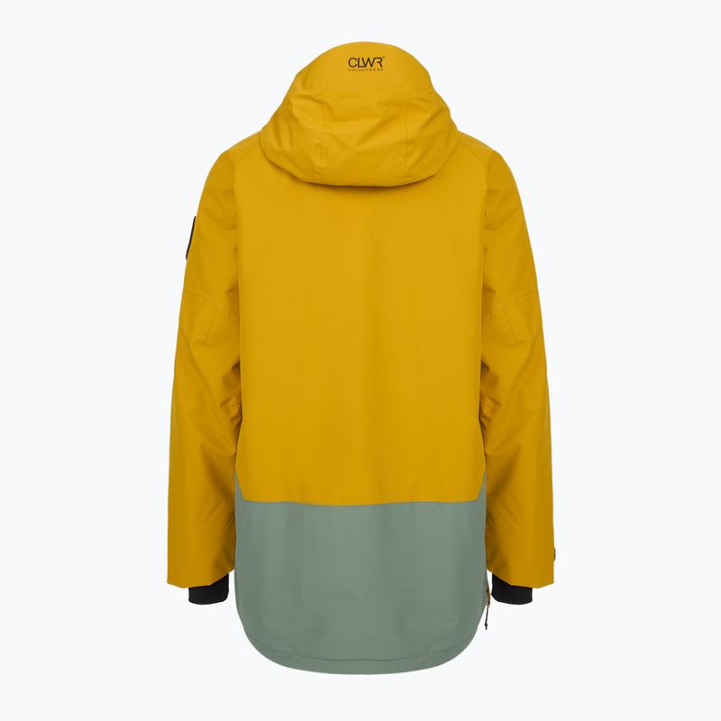 Мъжко яке за сноуборд Colourwear Signature Anorak yellow 2