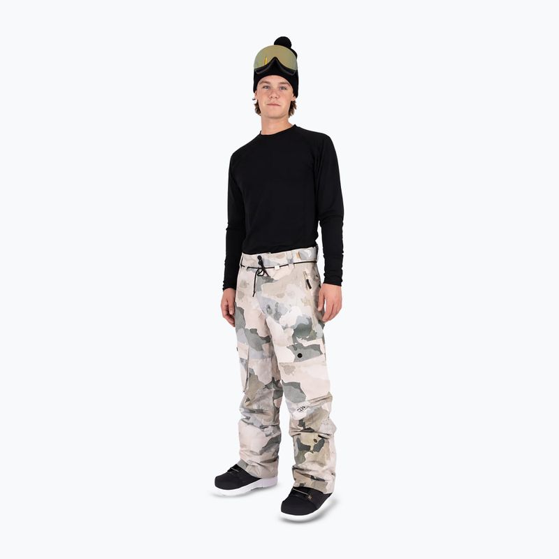 Мъжки панталони за сноуборд Colourwear Flight water camo 2