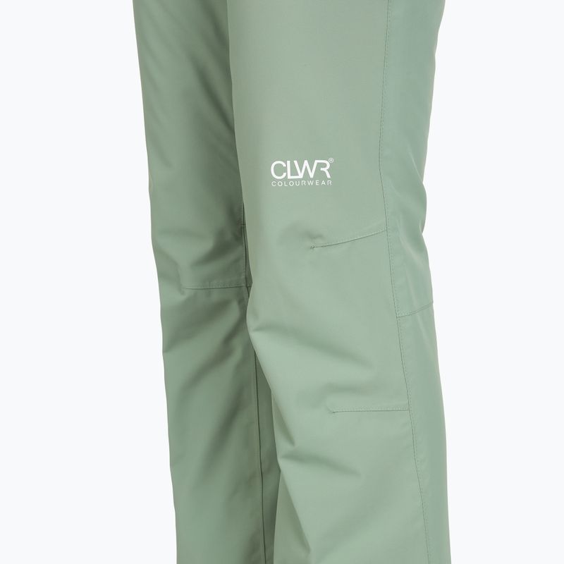 Дамски панталони за сноуборд Colourwear Cork lt sage 3