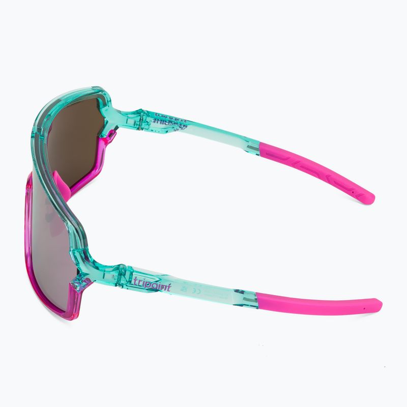 Слънчеви очила Tripoint 008 Lake Prespa X crystal neon turquoise/brown/pink multi 4