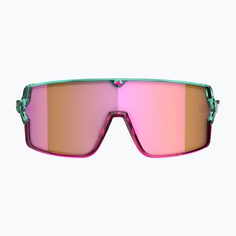Слънчеви очила Tripoint 008 Lake Prespa Small X crystal neon turquoise/brown/pink multi 2