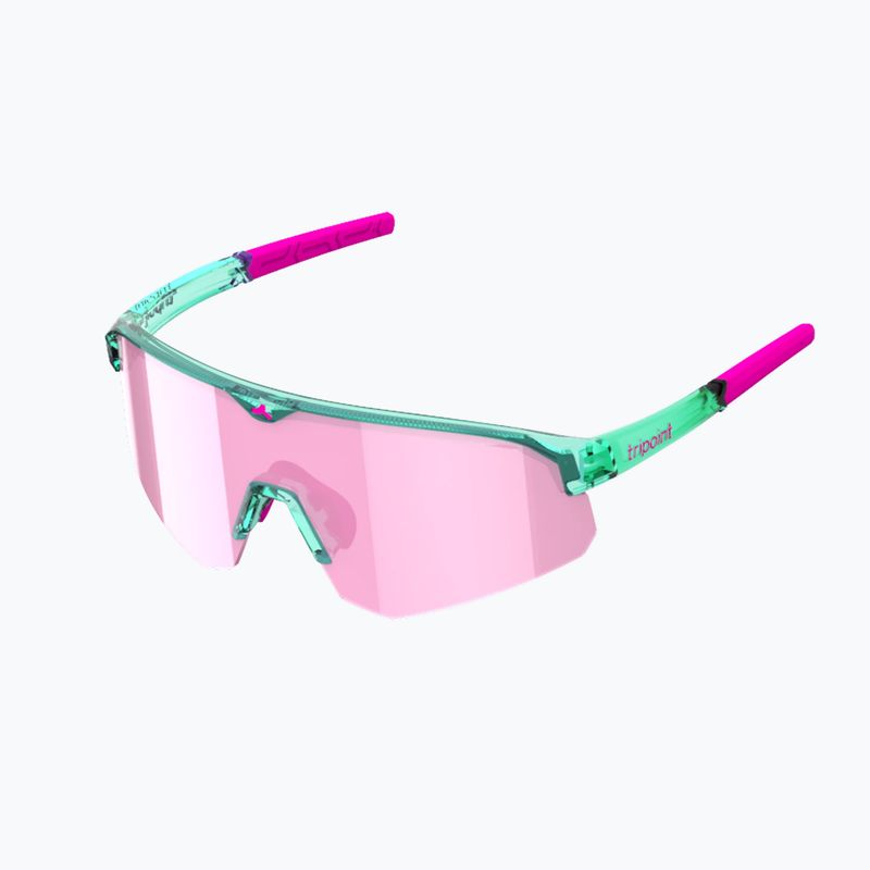 Слънчеви очила Tripoint 006 Lake Victoria Small transparent neon turquoise/brown pink multi 2