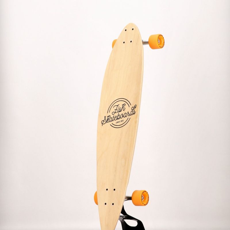 Fish Skateboards Vanlife лонгборд бежов LONG-VANL-SIL-ORA 11