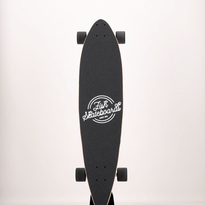 Fish Skateboards Pixie лонгборд син LONG-PIX-SIL-BLA 9