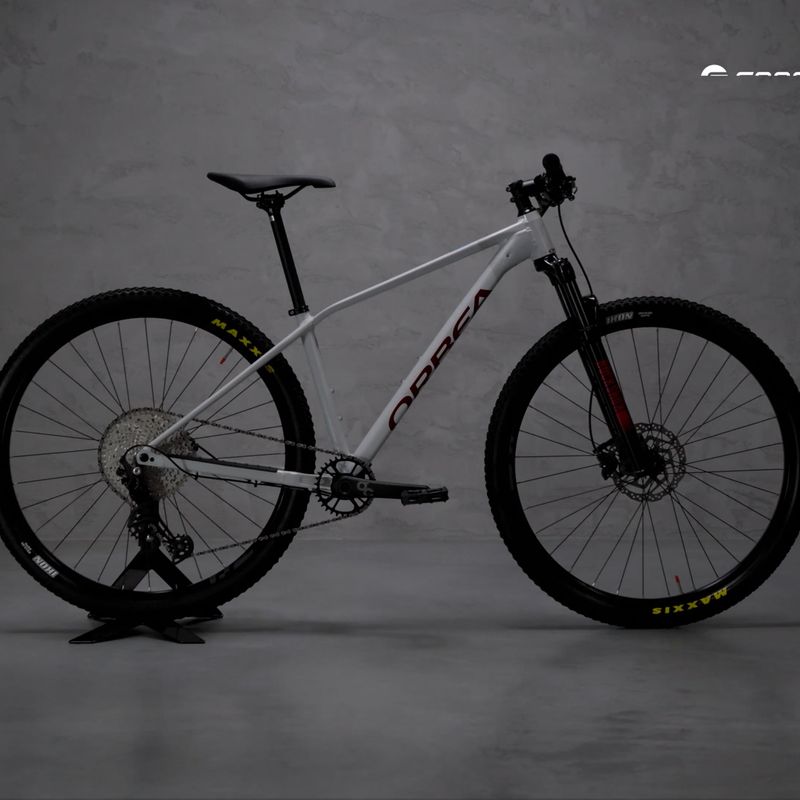 Orbea Alma H50 планински велосипед бял/сив/червен 14