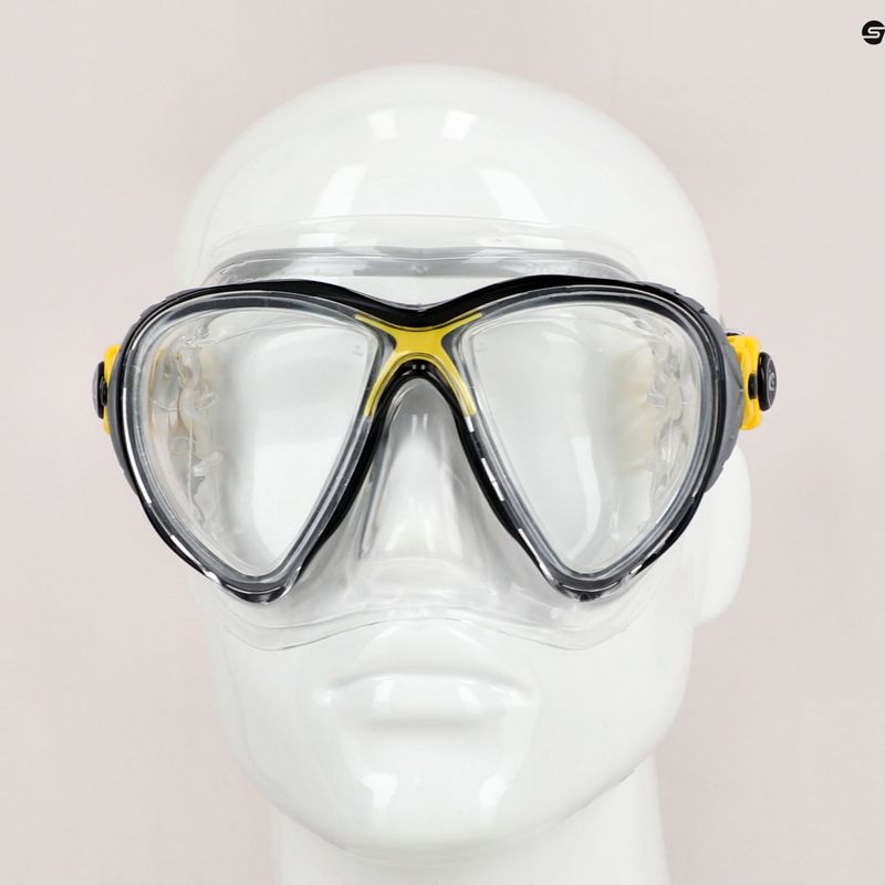 Cressi Big Eyes Evolution маска за гмуркане жълта DS340010 8
