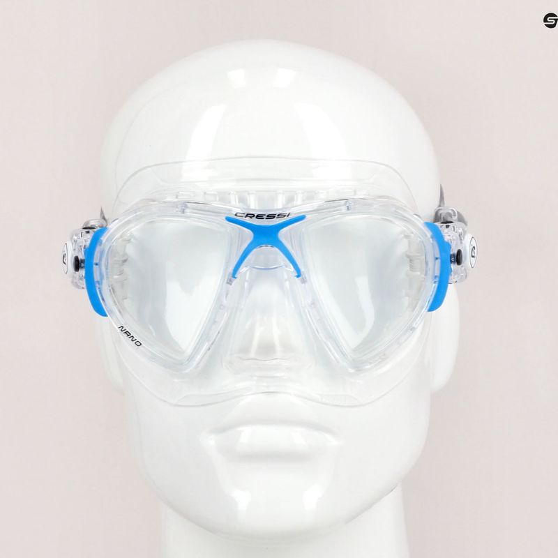 Маска за гмуркане Cressi Nano blue DS360020 7
