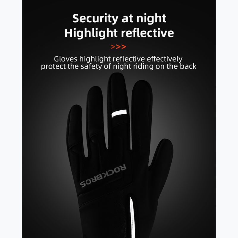 Велосипедни ръкавици Rockbros Full-finger S317 black 3