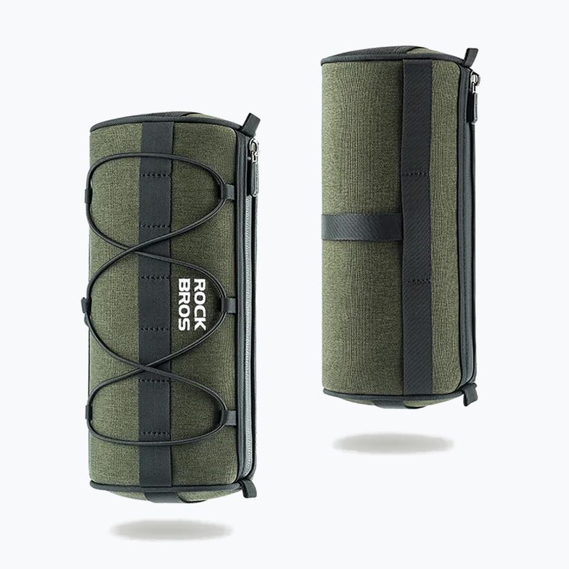 Велосипедна чанта Rockbros 30110049001 Bike Front Bag 2 l green/black 2