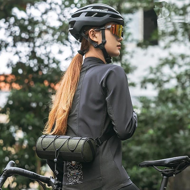 Велосипедна чанта Rockbros 30110049001 Bike Front Bag 2 l green/black 13