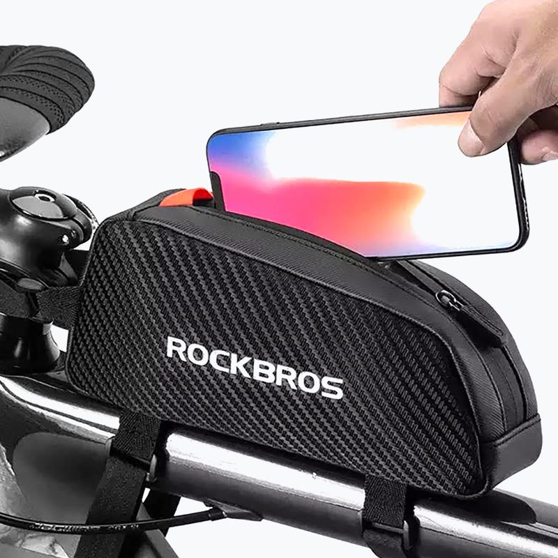 Чанта за велосипедна рамка Rockbros 039BK Bike Tube Bag 1 l black 9