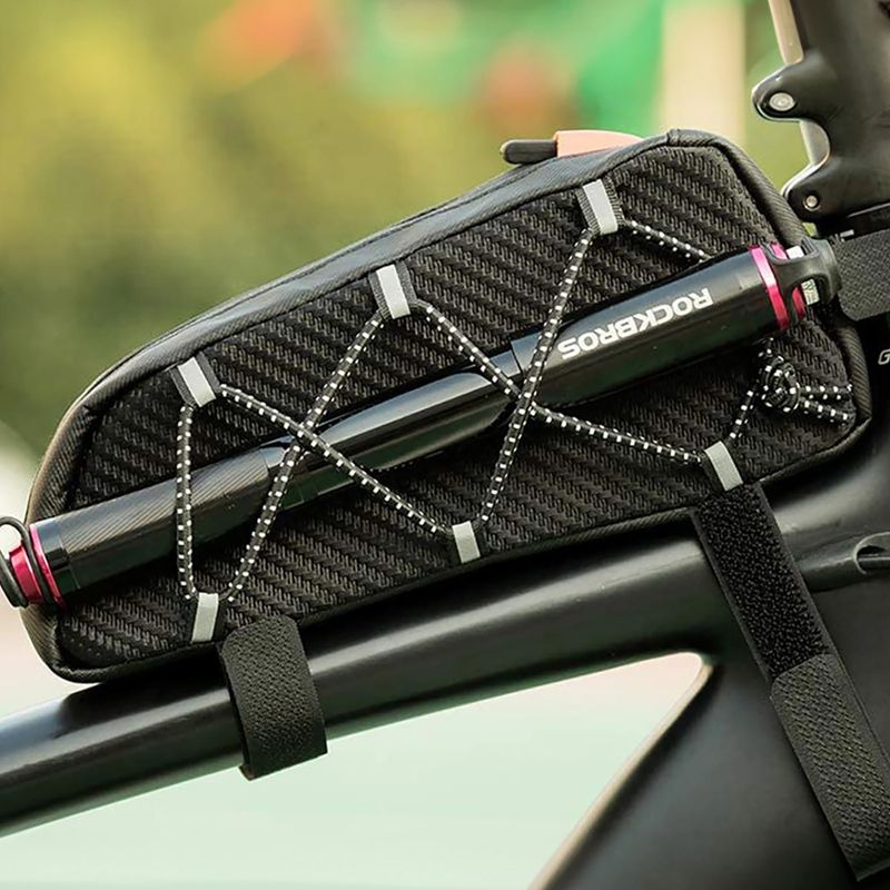 Чанта за велосипедна рамка Rockbros 039BK Bike Tube Bag 1 l black 12
