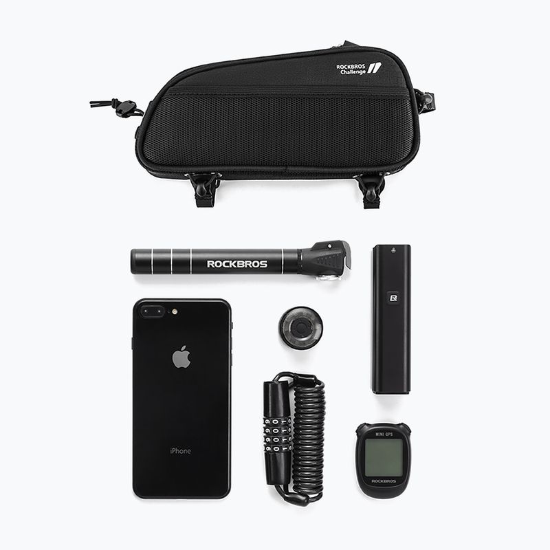 Чанта за велосипедна рамка Rockbros 30120096001 MTB Bike Top Tube Bag 1,3 l black 4