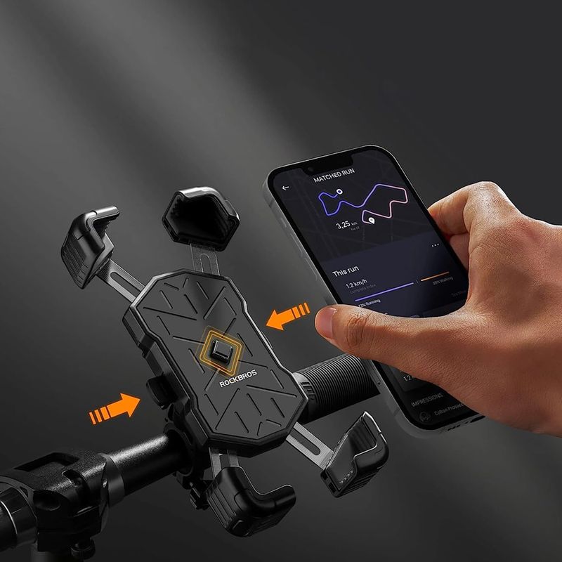 Държач за телефон за велосипед Rockbros 25210030001 Phone Holder black 4