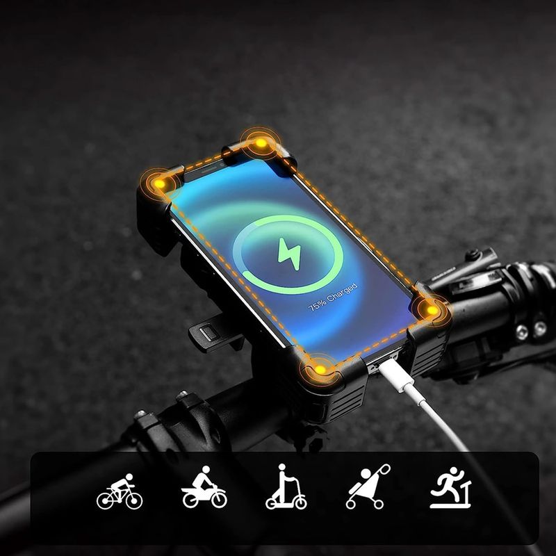 Държач за телефон за велосипед Rockbros 25210030001 Phone Holder black 5