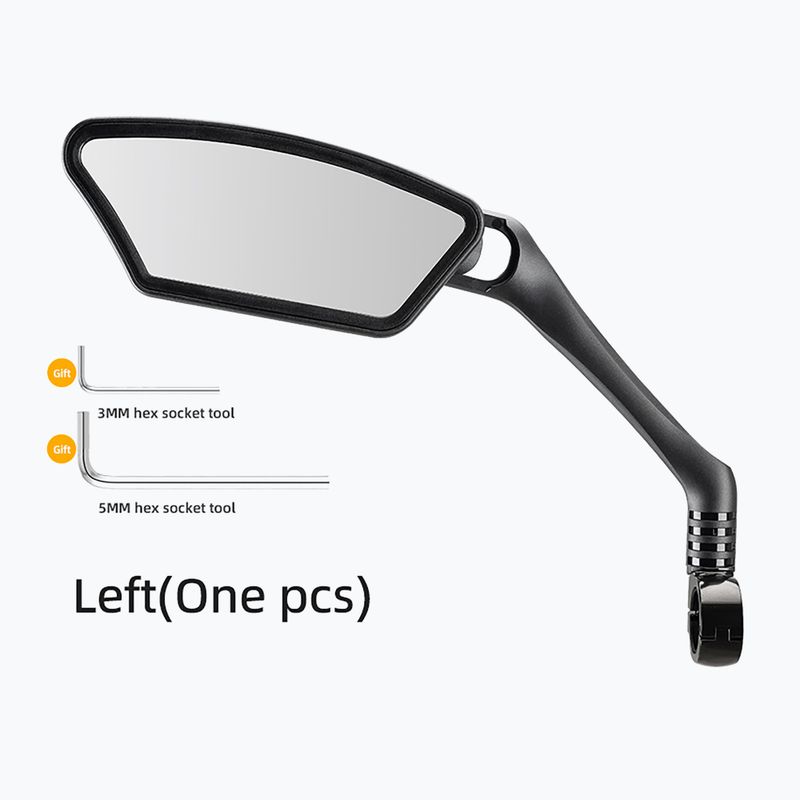 Велосипедно огледало Rockbros 26210007001 Mirror 1 pcs Left black 2