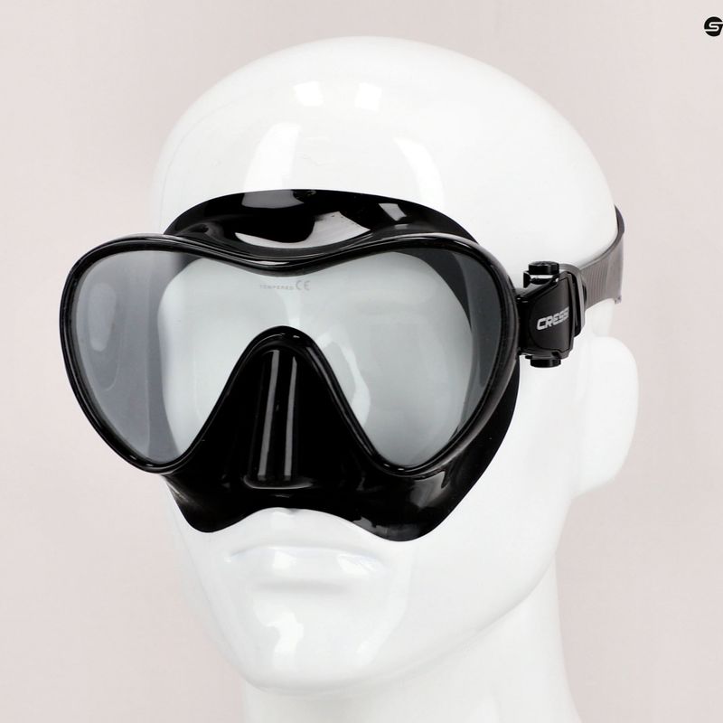 Маска за гмуркане Cressi F1 Small black ZDN311050 7