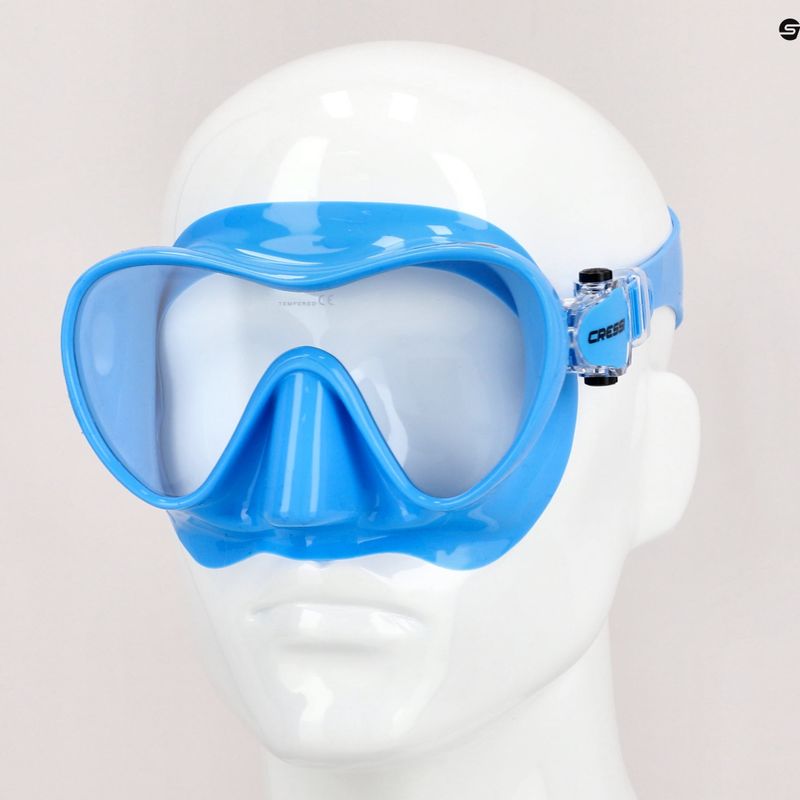 Маска за гмуркане Cressi F1 Small blue ZDN311020 9