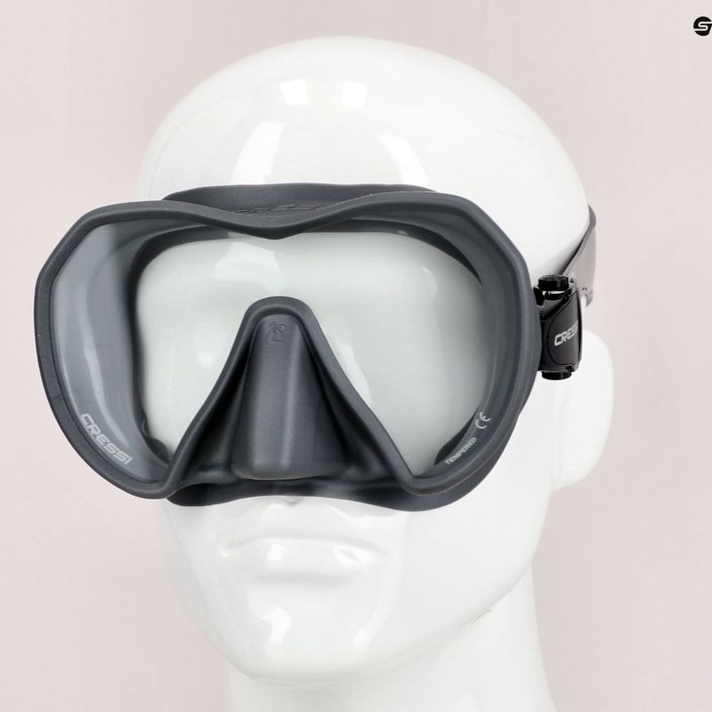 Маска за гмуркане Cressi Z1 сива DN410057 7