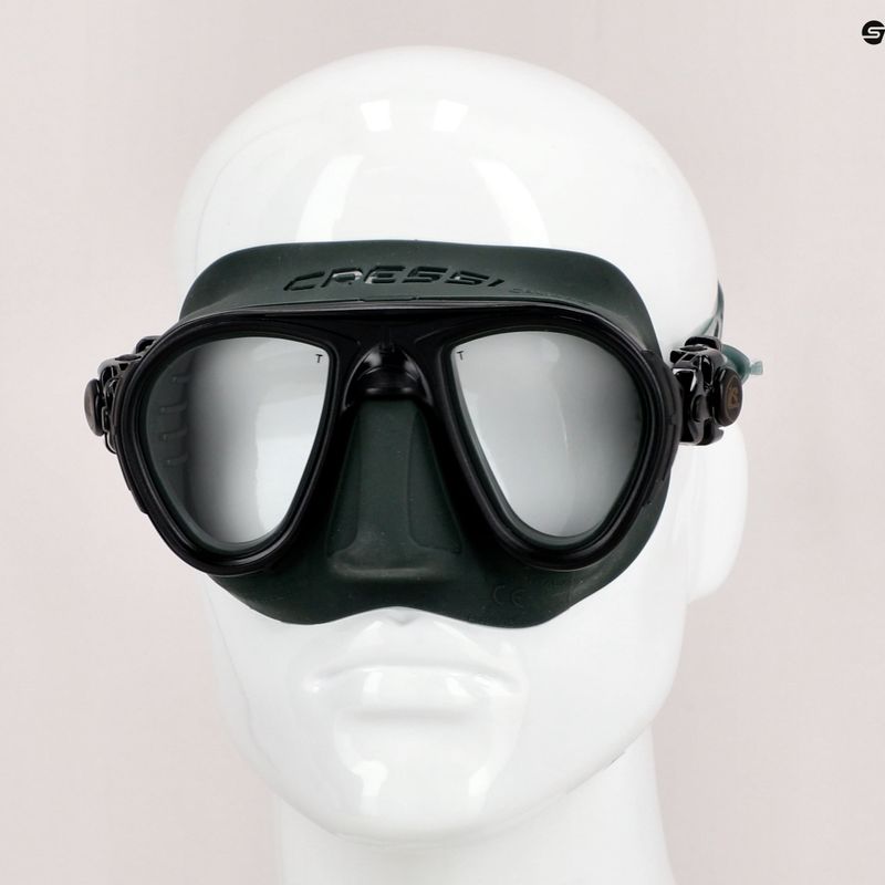Маска за гмуркане Cressi Calibro зелена DS429850 6