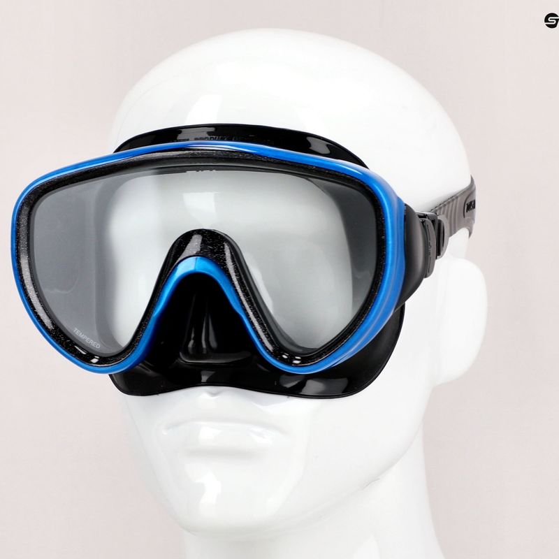 Маска за гмуркане TUSA Sportmask черна/синя UM-16QB FB 7