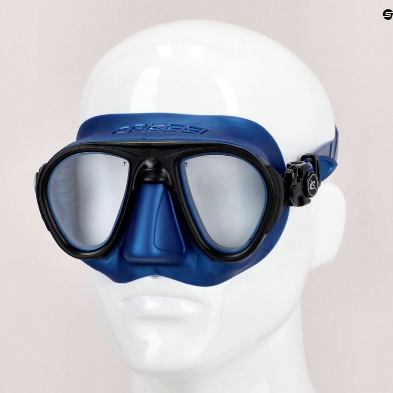 Маска за гмуркане Cressi Calibro синя DS425550 3