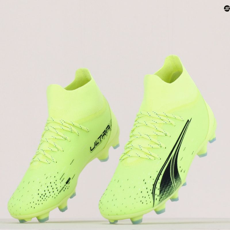 Детски футболни обувки PUMA Ultra Pro FG/AG Jr зелени 106918 01 11