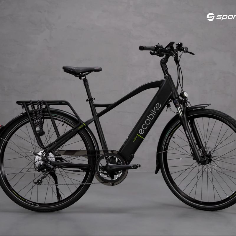 EcoBike X-Cross M 36V 17.5Ah 630Wh X-Cross LG черен електрически велосипед 16