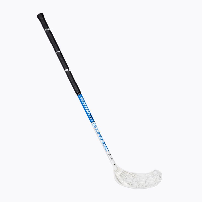 UNIHOC Sniper 30 лява ръка стик за флорбол бял и син 01925