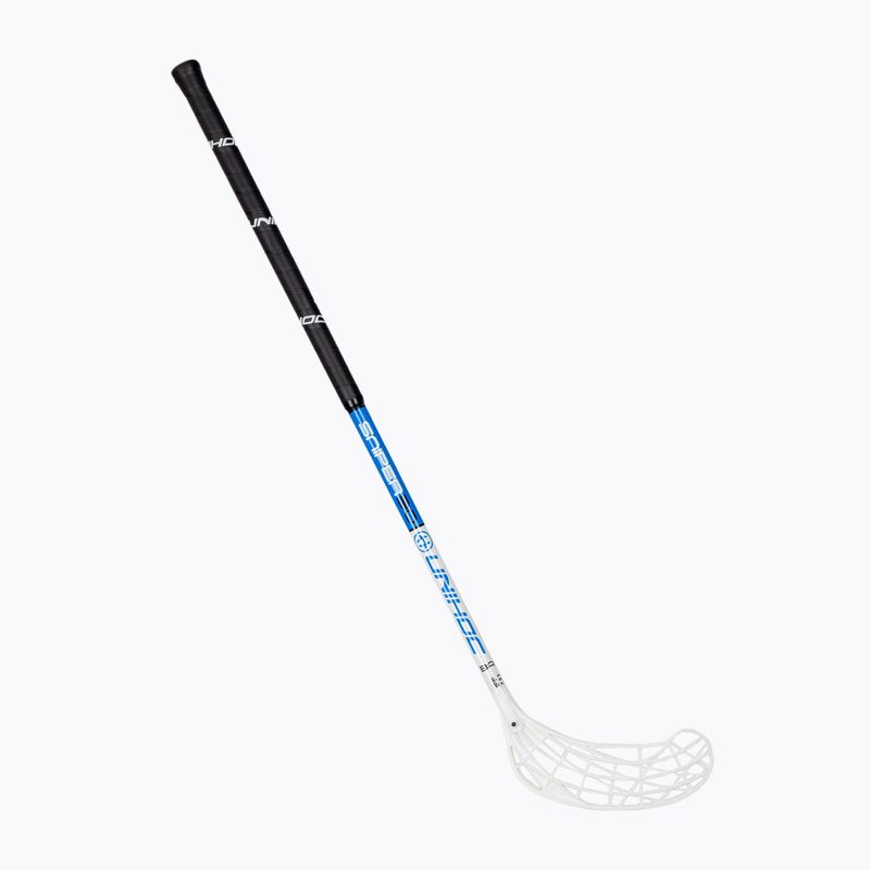 UNIHOC Sniper 30 дясна ръка стик за флорбол бяло и синьо 01959