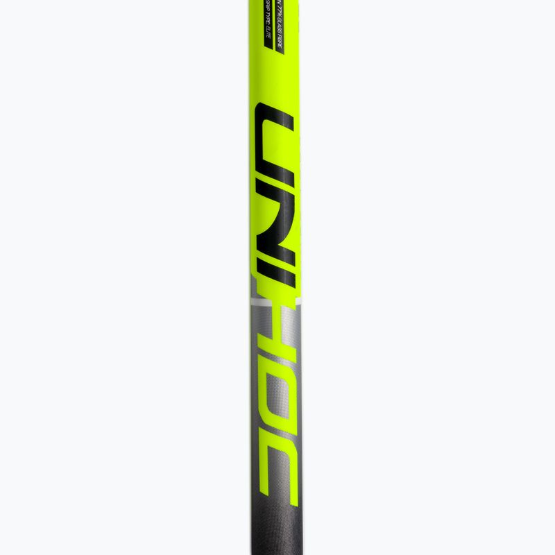 UNIHOC Sonic Composite 26 жълто-черна флорболна бухалка 03543 3