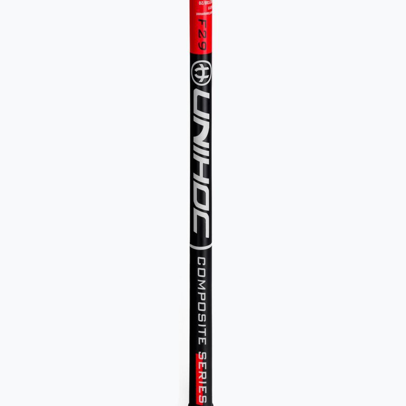 UNIHOC Sonic Composite 29 черно-червен стик за флорбол 04947 3
