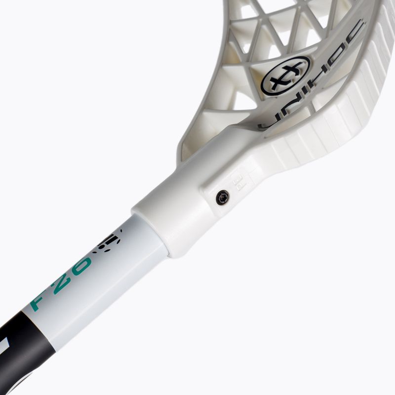 UNIHOC Iconic Composite 26 стик за флорбол за лява ръка в черно и бяло 04941 4