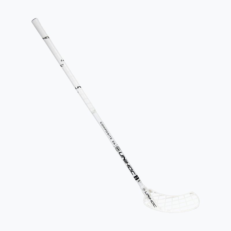 UNIHOC Unity Composite лява ръка стик за флорбол бял 04945 5