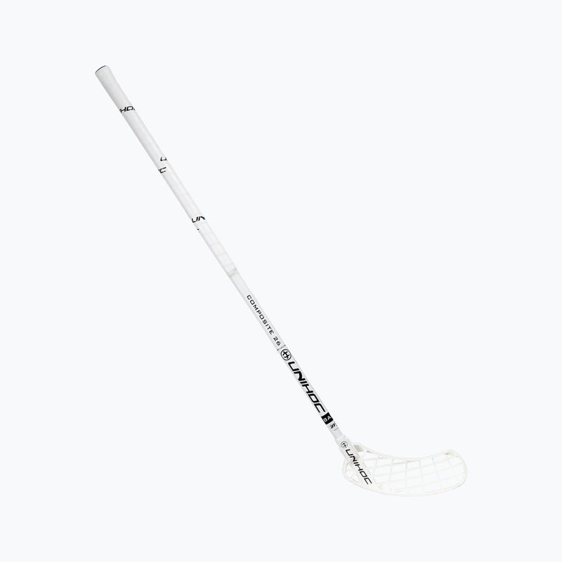 UNIHOC Unity Composite 26 бял 04940 дясна ръка стик за флорбол 5