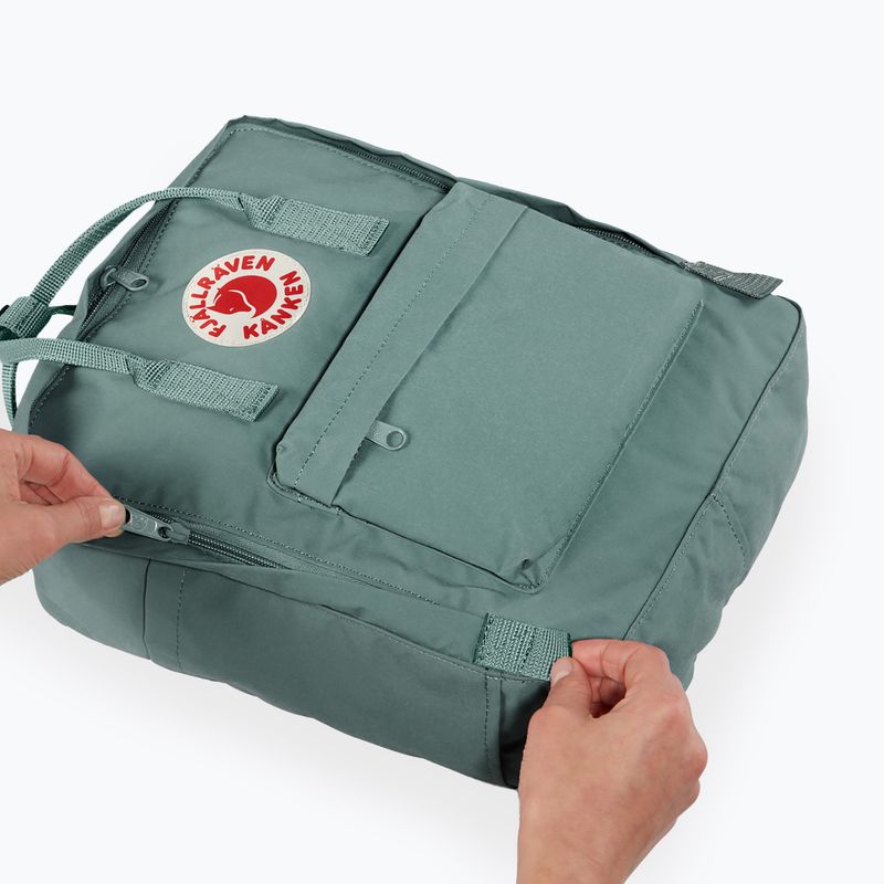 Fjällräven Kanken 16 l туристическа раница frost green 5