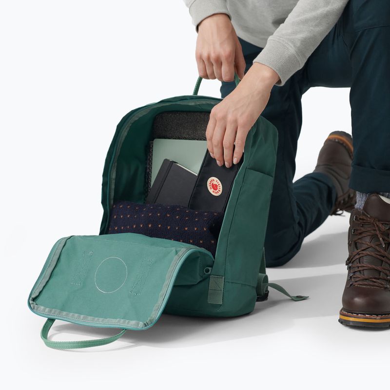 Fjällräven Kanken 16 l туристическа раница frost green 14